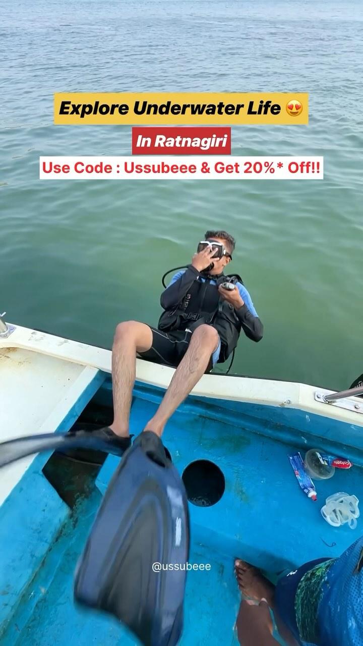 😍Use this code to get 20% off!*👇🏻 

🔹 Code: ussubeee 

📍 Location : Neware, Beach, near Ganpatipule, Kajirbhati, Maharashtra 415617

▪️ Experience the thrill of underwater life with Mirkar Water Sports near Ganpatipule 🌊🐠 
▪️ Guided by experts with top-notch safety measures 👨‍🏫✅ 
▪️ Captured on GoPro 9/10 for unforgettable memories 🎥📸 
▪️ Best time to visit – morning for the clearest waters 🌞🏖️ 
▪️ Also offering other exciting water sports 🚤🏄‍♂️ 

T&C: Code applicable on total bill

🔥 Don’t miss out on this adventure! 🌊

mirkar_watersports