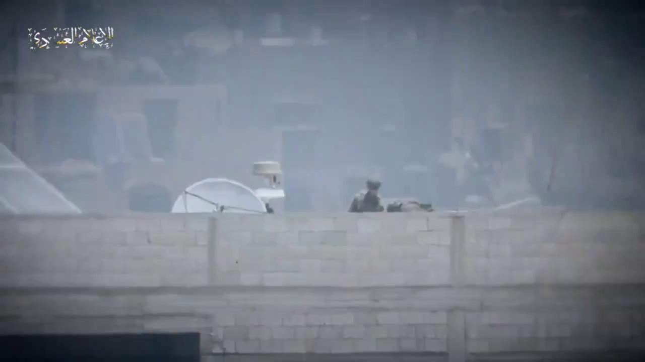 Watch the moment Al-Qassam Ghoul sniper eliminated Israeli Sergeant Ben Avishi.
