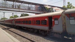 9 hours late running 12472 Swaraj Express skipping Ramganj Mandi Junction